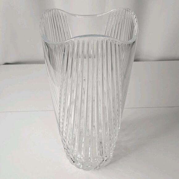 Arc International Cristal d'Arques Genuine Lead Crystal 11 3/4” Vase Vintage - Picture 3 of 7